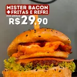 Mister Bacon + Fritas e refri
