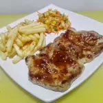Carne de cerdo a la plancha