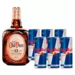 Whisky Old Parr com 4 energeticos