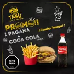 1 Burger + Papas + 1 Gaseosa🍔🍟🥃