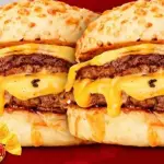 2 burgers Dobles + 2 Cheddar y bacon