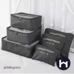 Set de 6 organizadores maleta