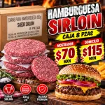 RE-AL HAMBURGUESA SIRLOIN 8PZAS