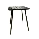 Mesa Metalica 60x60cm negro