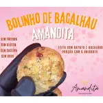 Porção 6bolinhos de bacalhau-Assados