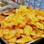 Porção grande de batata
