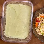 Escondidinho de frango com baroa