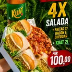 4X SALADA+ FRITAS BACON CHED+ KUAT2L