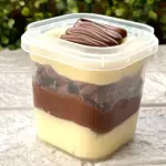 Brownie no pote Ninho e Nutella