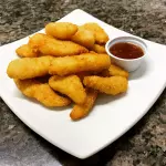 Isca de tilápia com sweet chili