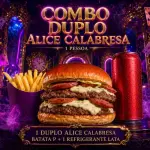 Combo duplo calabresa 1 pessoa