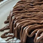 Brownie com nutella 23cm