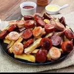 Salchipapa Doblesalchicha