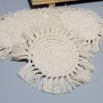 POSAVASOS REDONDO MACRAME
