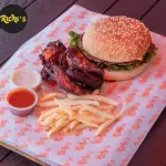 Hamburguesa Sencilla + Alitas