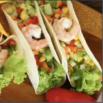 Tacos de camarones