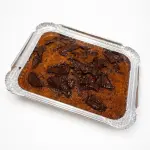 Bolo de banana com chocolate 70%