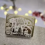 Caja natilla estampada