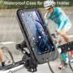 Suporte impermeável telefone moto