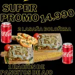 PROMO 2 LASAÑAS BOLOÑESA  + 2 bebida