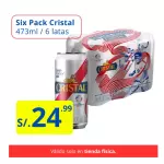 CERVEZA CRISTAL LATA 473ML