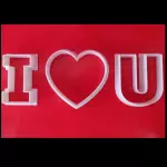 I Love U (Set 3 Cortadores) (Sil)