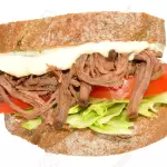 Sándwich de carne