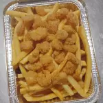 PAPAS CON CAMARON APANADO🍟