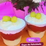 Copo da felicidade uva 🍇