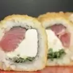 Tuna frito en panko
