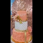 Cake 100 porciones Semi alto
