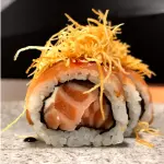 Uramaki Salmão com Batata Doce