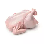 Pollo entero limpio