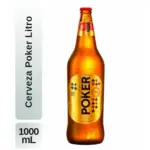 Cerveza Poker Litro 1000mL
