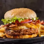 HAMBURGUESA HAWAIANA