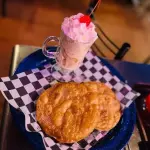Buñuelos con helado