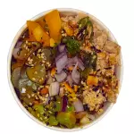 Poke  Salmão Grelhado  500 g c/arroz