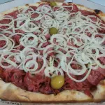 Pizza de Calabresa + Coca-Cola 2L