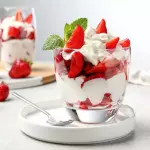 Fresas con crema