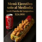 PANCHO sushi langostinos+ Coca Cola