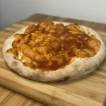 Pizza con salsa