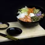 Poke Salmão/Shimeji 500gr