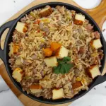Baião de 2 com tilapia