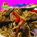 Tallarín saltado de carne