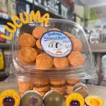 ALFAJORCITOS DE MAICENA Y LUCUMA