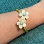 Pulsera rígida Flores