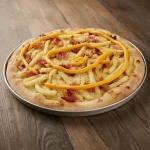 PIZZA BATATA FRITA C/ BACON (Grande)