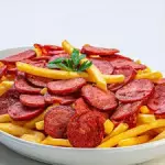 batata frita/calabresa
