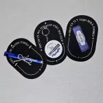 Tarjeta flor negra hombre RG415