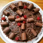 Torta Cremosa de Chocolate Belga